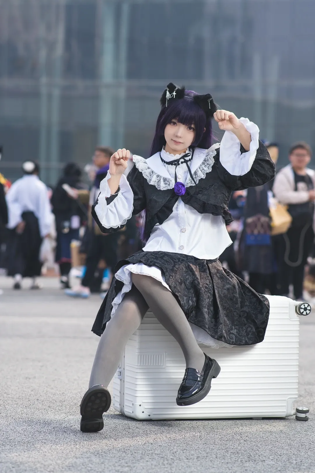 cosplay, 五更琉璃cos, 黑猫cos, 我的妹妹哪有这么可爱, 灰丝