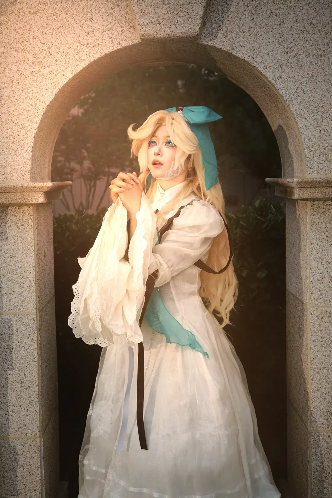 【罗蕾莱cos】重返未来1999 骆岗公园闪光灯拍摄 - 白小阿 - 第6张