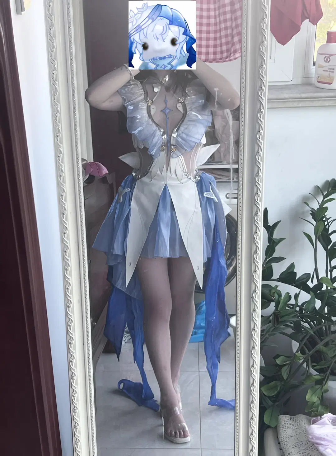 【守岸人cos】鸣潮试衣记录，浅蓝色的优雅 - 槿jiiiin - 第2张