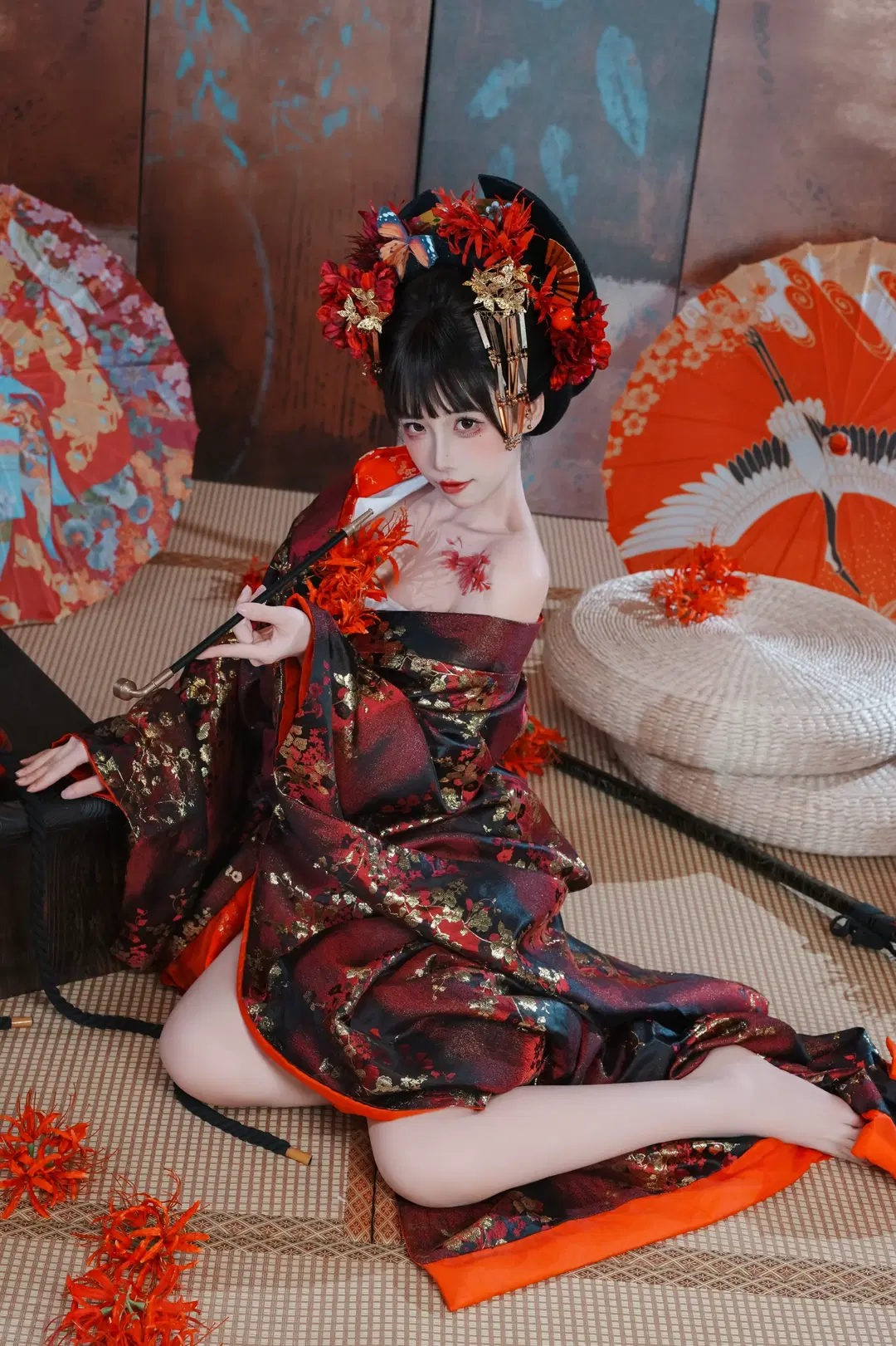 氛围感摄影, 日系人像, 和风写真, 索尼人像, 花魁cos