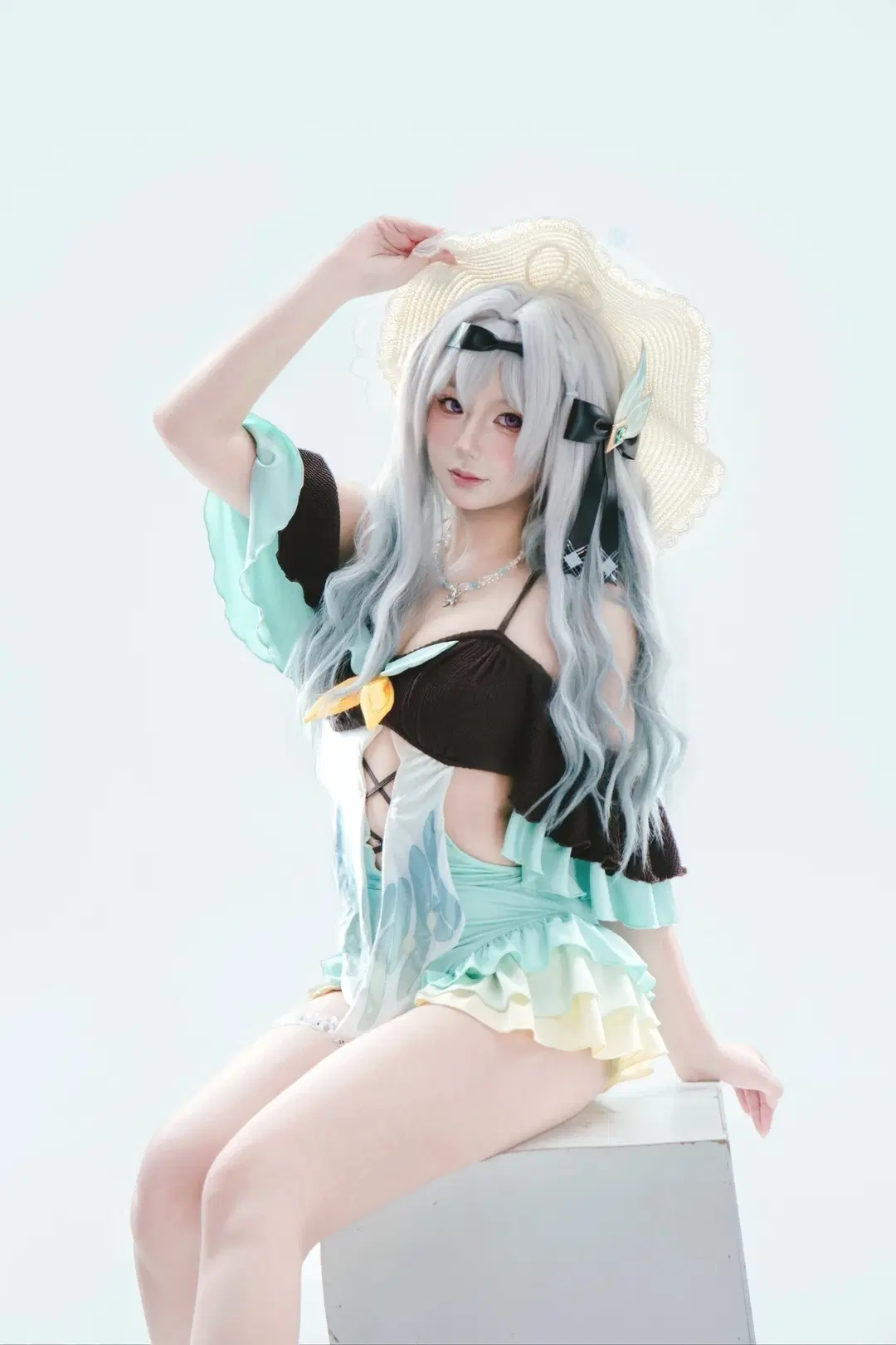 【流萤cos】夏日薄荷绿清凉棚拍记录 - 悲伤的桐人（互勉约拍_） - 第2张