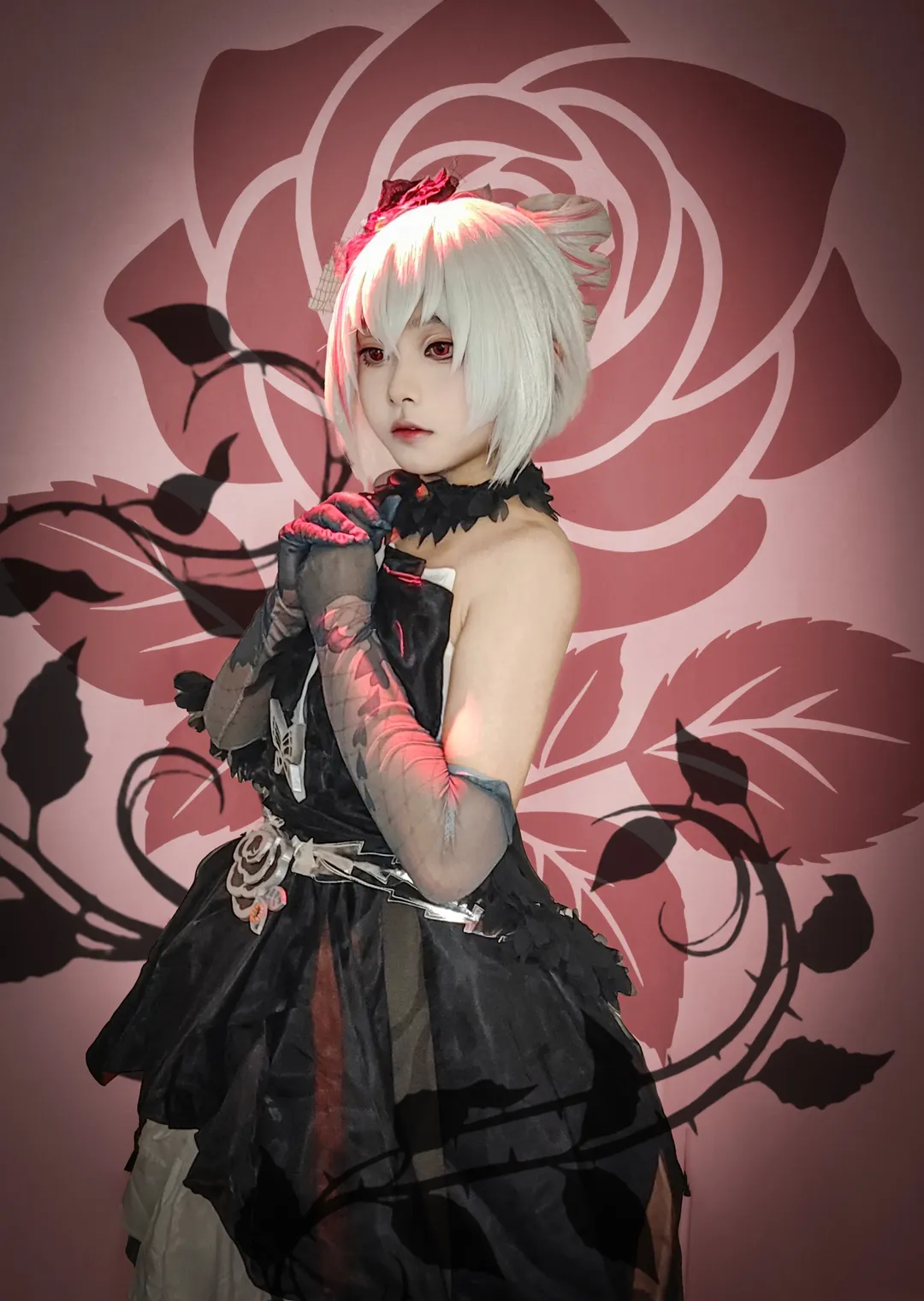 cosplay, 崩坏三, 哥特风格, 布洛妮娅cos, 恶之花