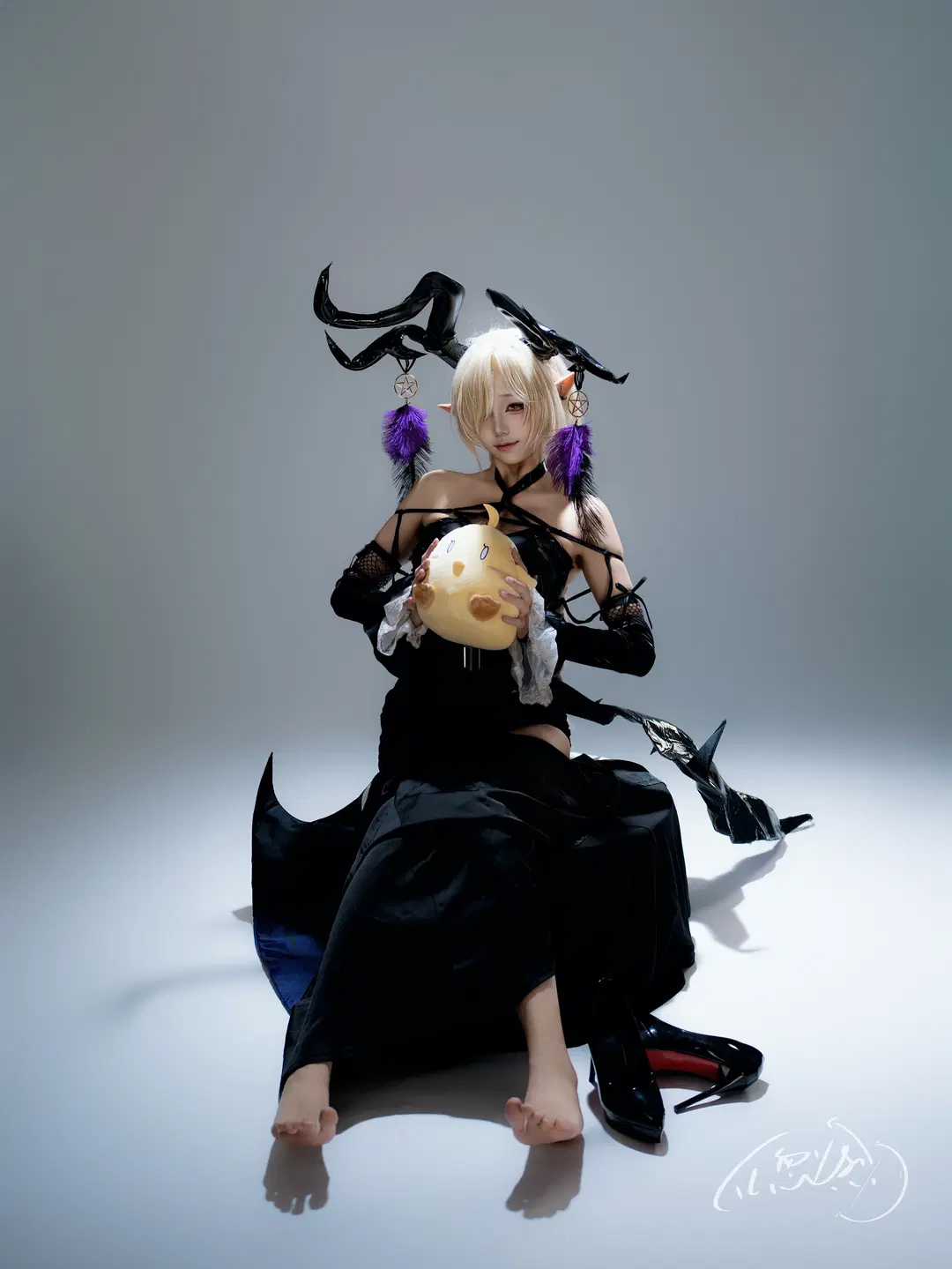【尾张cos】暗黑魔王风造型，棚拍质感拉满 - TL忽必烈 - 第2张