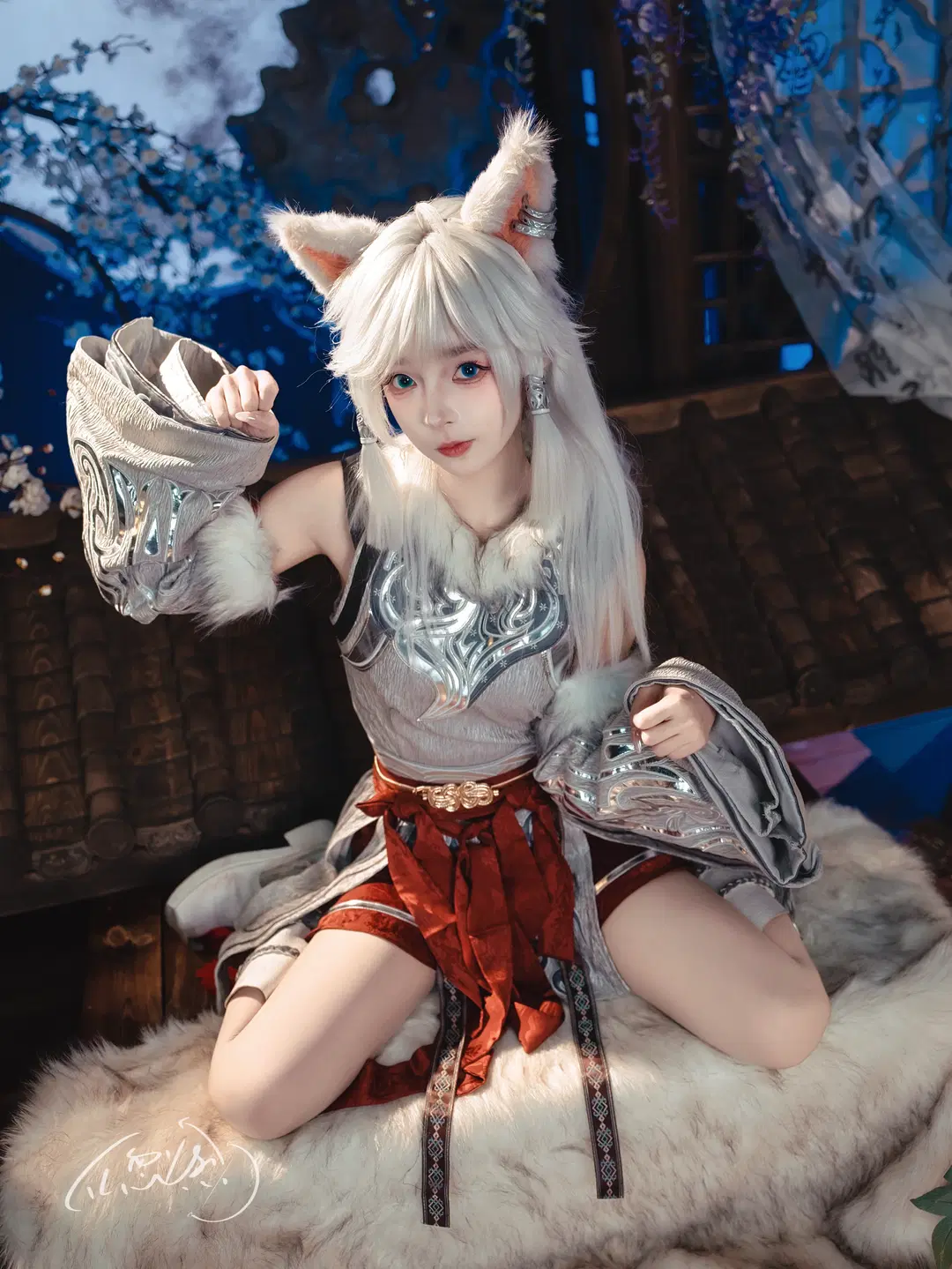 【银月cos】银发兽耳与古风奇幻的碰撞 - TL忽必烈 - 第2张