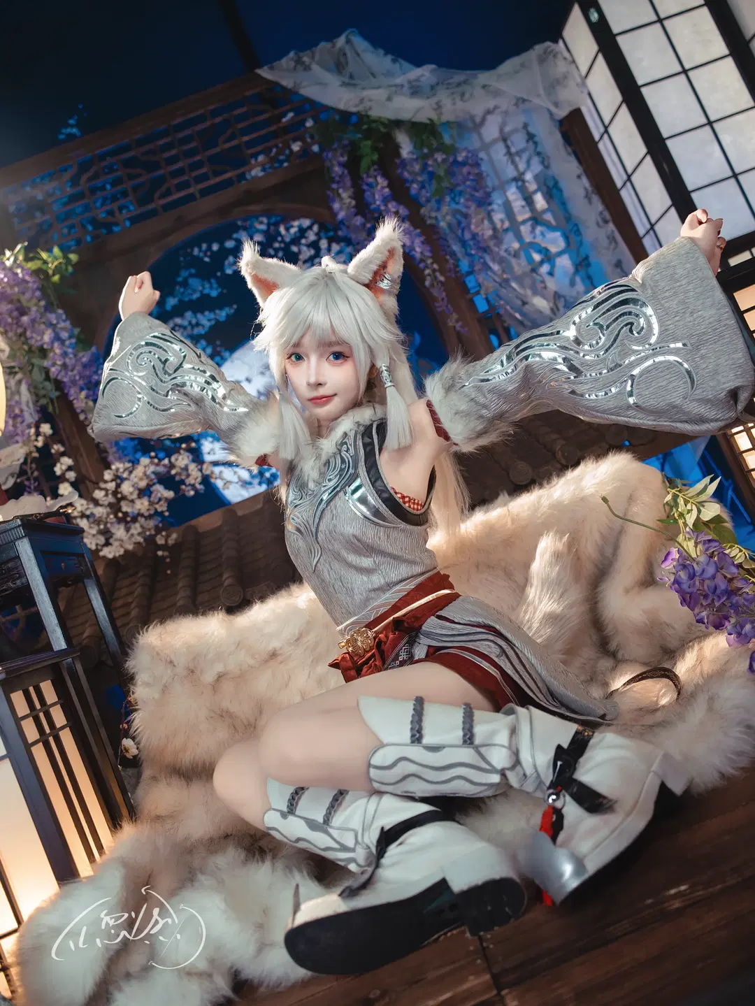 【银月cos】银发兽耳与古风奇幻的碰撞 - TL忽必烈 - 第3张