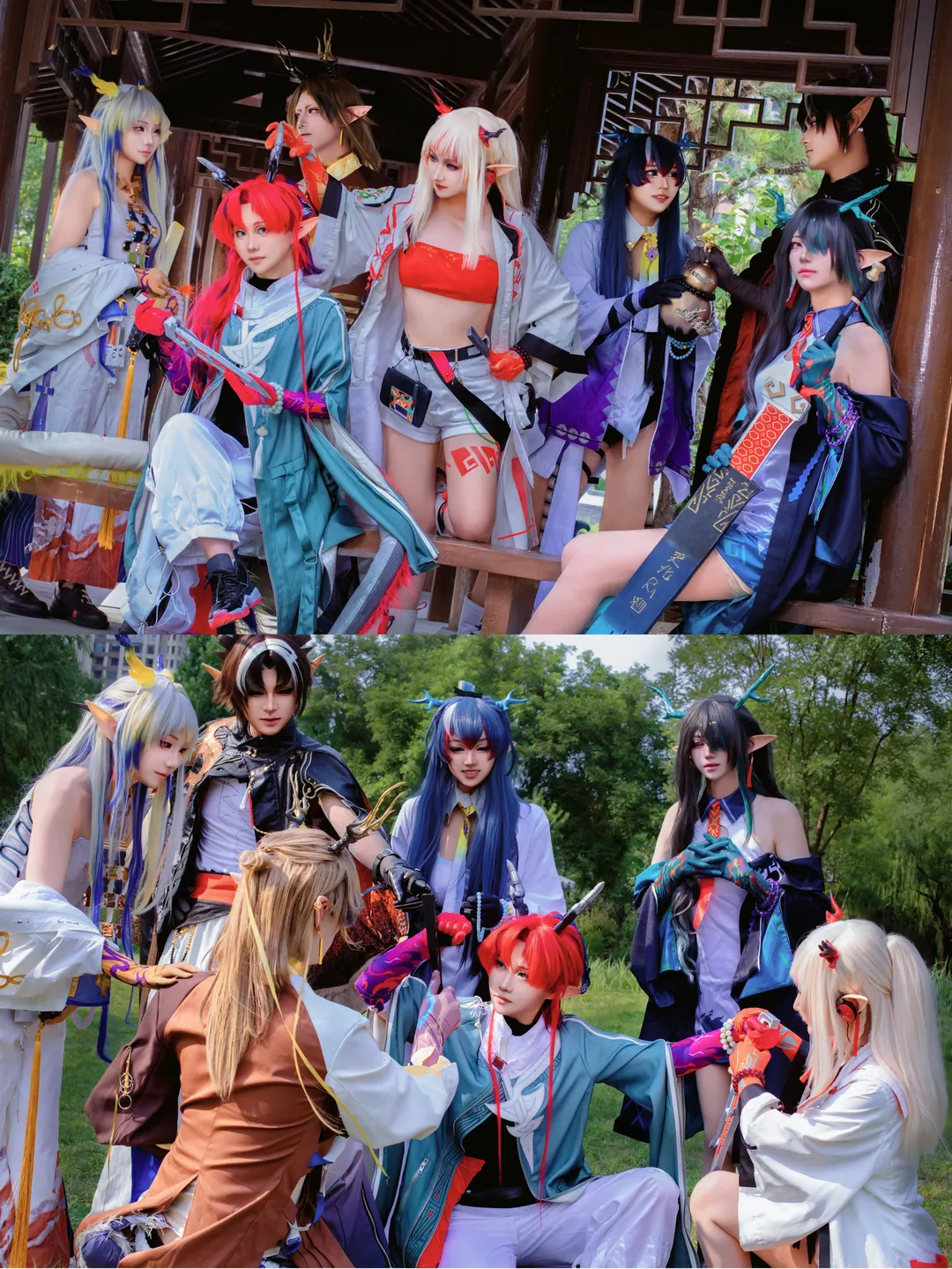 cosplay, 明日方舟, 国风, 团片, 岁家cos - 第1张