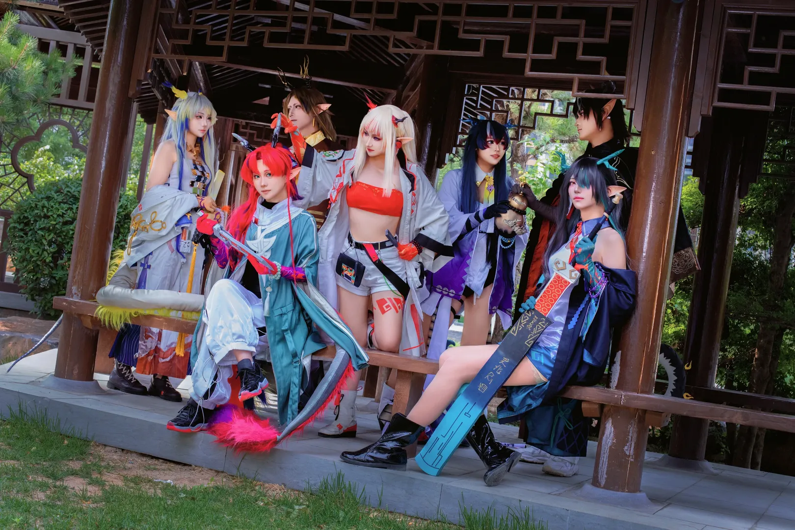 cosplay, 明日方舟, 国风, 团片, 岁家cos - 第3张