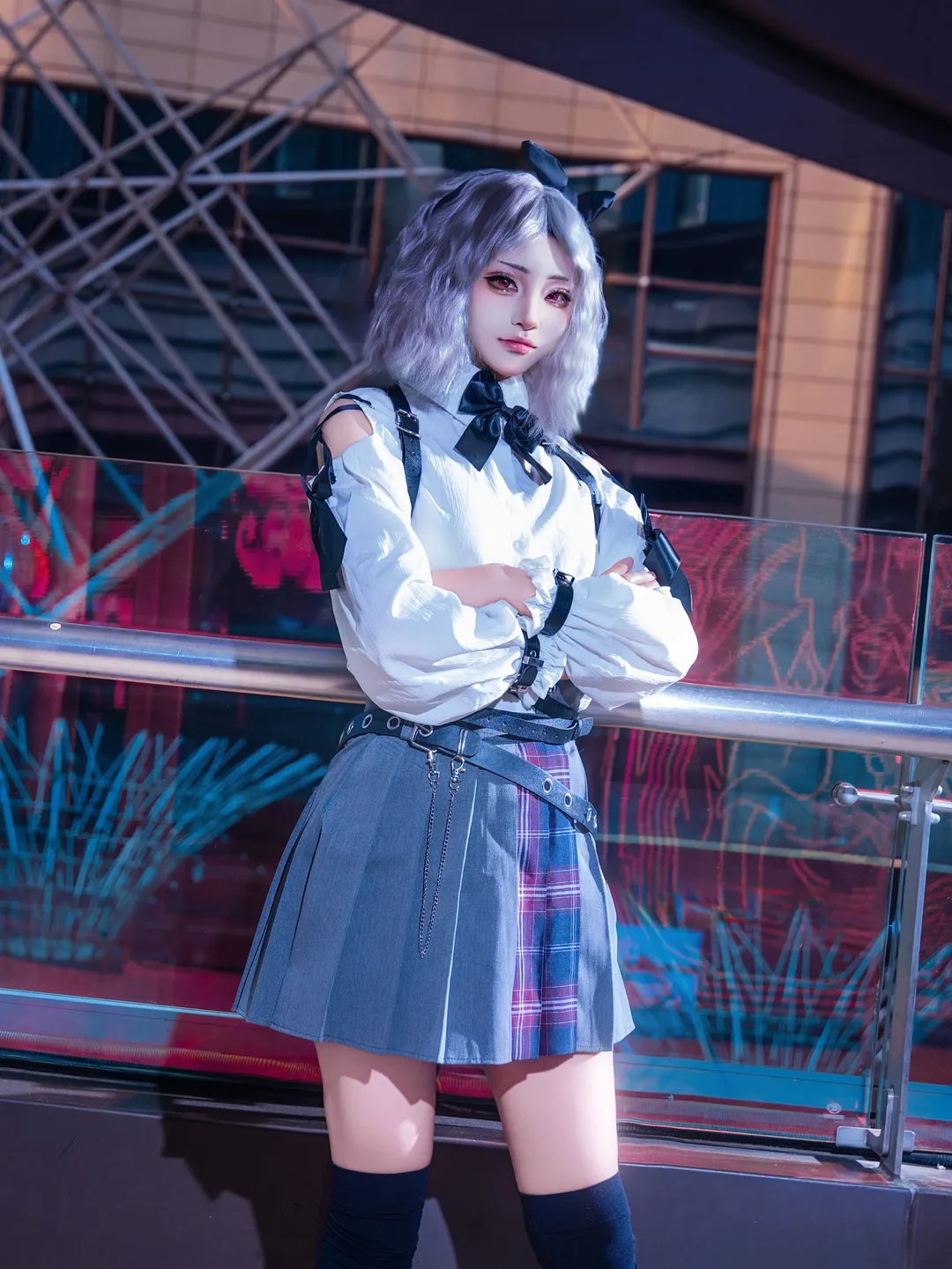 井芹仁菜cos, 河原木桃香cos, 安和昴cos, Girlsbandcry, 丝袜cos - 第6张