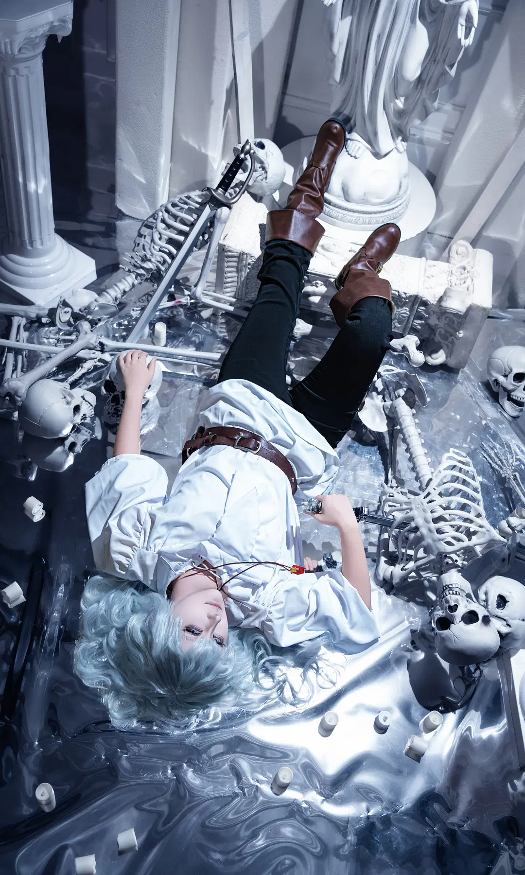暗黑哥特风, 格里菲斯cos, 剑风传奇, 剑风传奇cosplay, 白玫瑰骑士