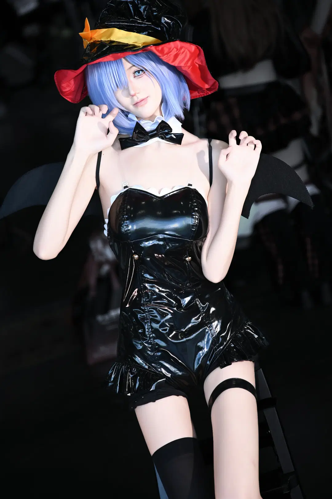 【レム コスプレ】小悪魔魔女のイベント撮影スタジオ記録 - 荔枝要理智 - 2枚目