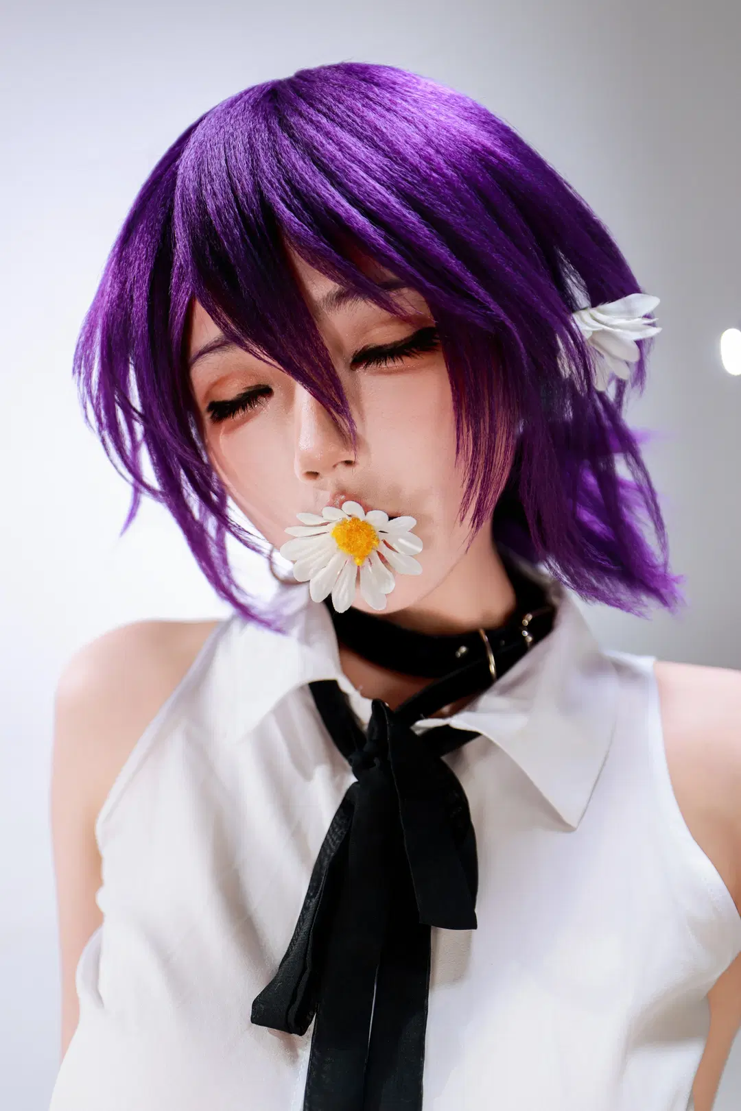 【蕾塞cos】电锯人白棚雏菊写真 - 音饭饭 - 第4张