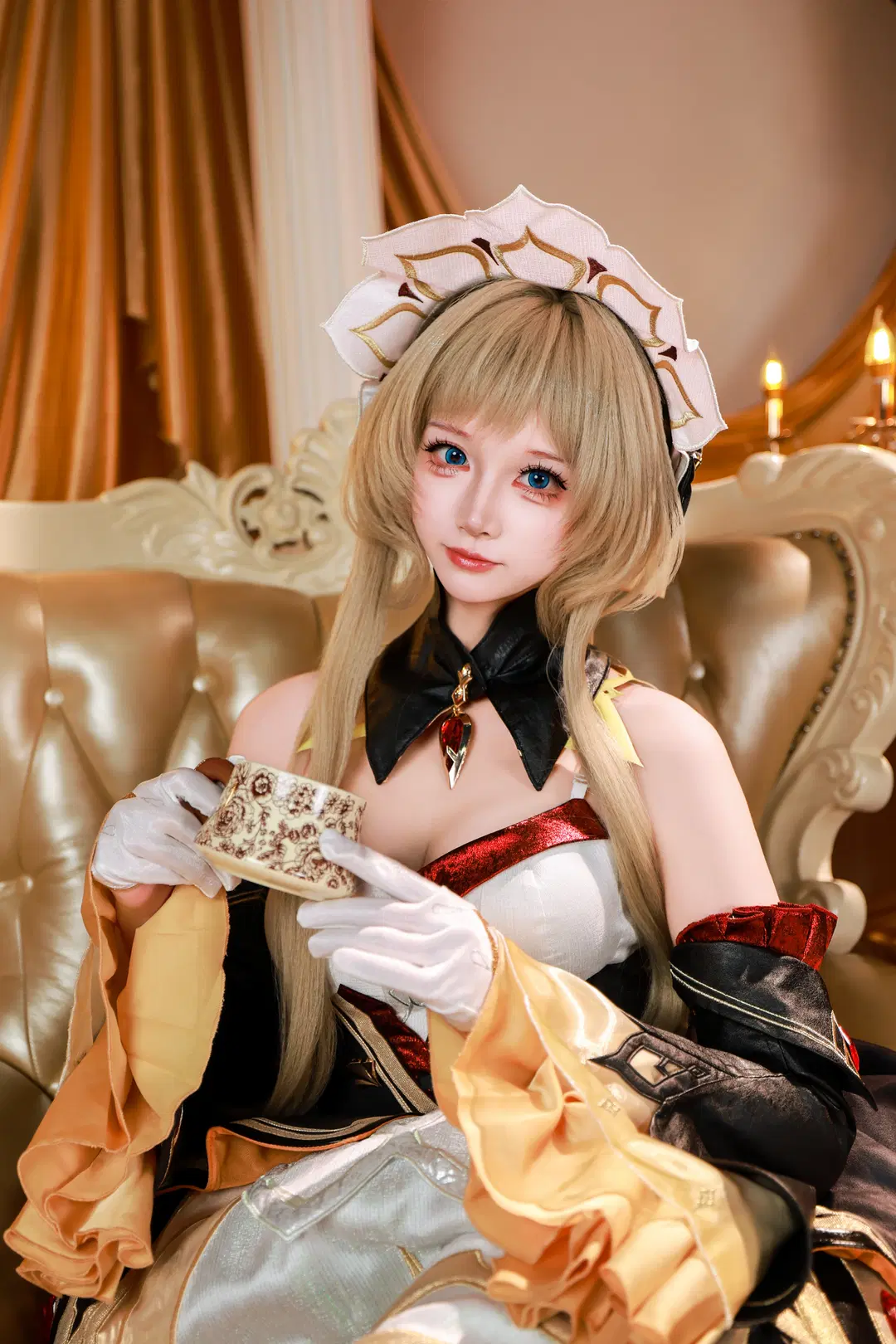 【傀儡・サンドローネ コスプレ】『原神』ファデュイ執行官の精緻なドール感を表現 - 音饭饭 - 2枚目