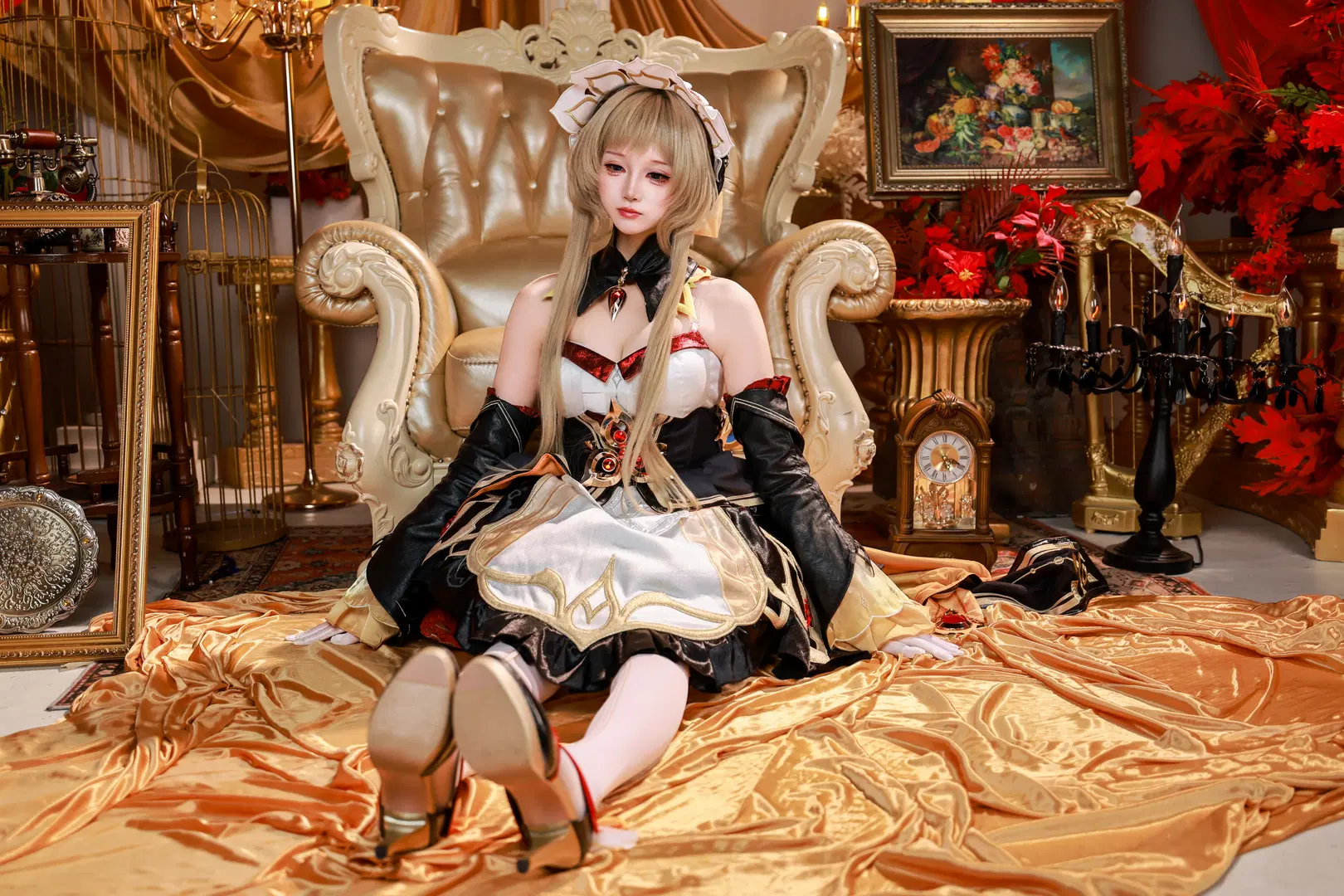 【傀儡・サンドローネ コスプレ】『原神』ファデュイ執行官の精緻なドール感を表現 - 音饭饭 - 5枚目
