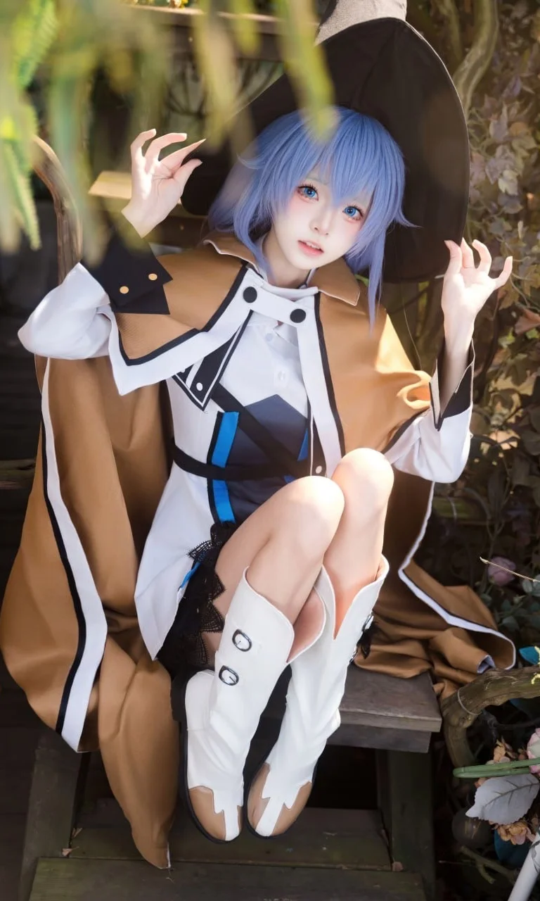 洛琪希cos, 无职转生, 魔法师, 斗篷, 林隙沐光