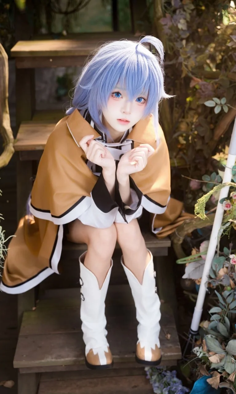 [Roxy cosplay] Sunlight filtering through trees: The Magician Awaiting Morning Breeze and Dawn by Ludo - Image 2