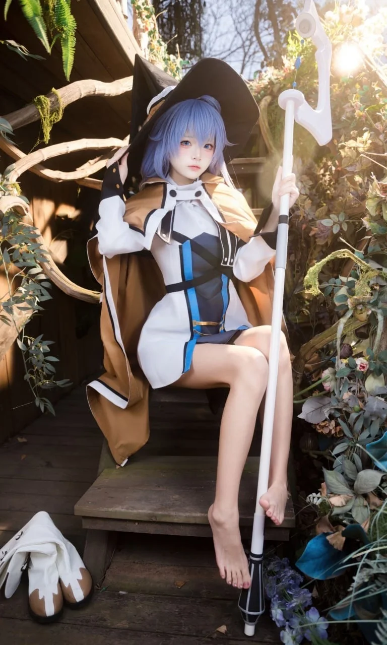 [Roxy cosplay] Mushoku Tensei: Jobless Reincarnation: The barefoot magician girl by Ludo - Image 5