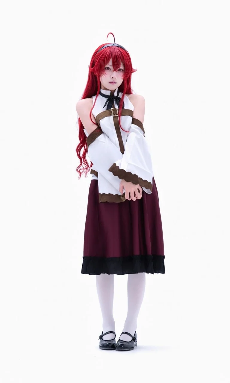【艾莉丝cos】无职转生艾莉丝格雷拉特的白棚正片 - Ludo - 第4张