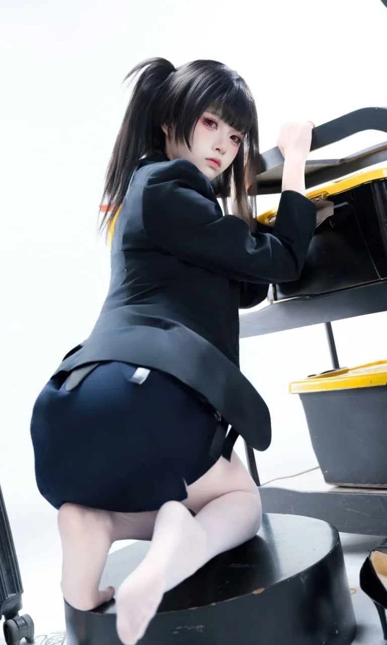 【索拉cos】NIKKE勝利女神裡的雙馬尾黑西裝富婆 - Ludo - 第2張