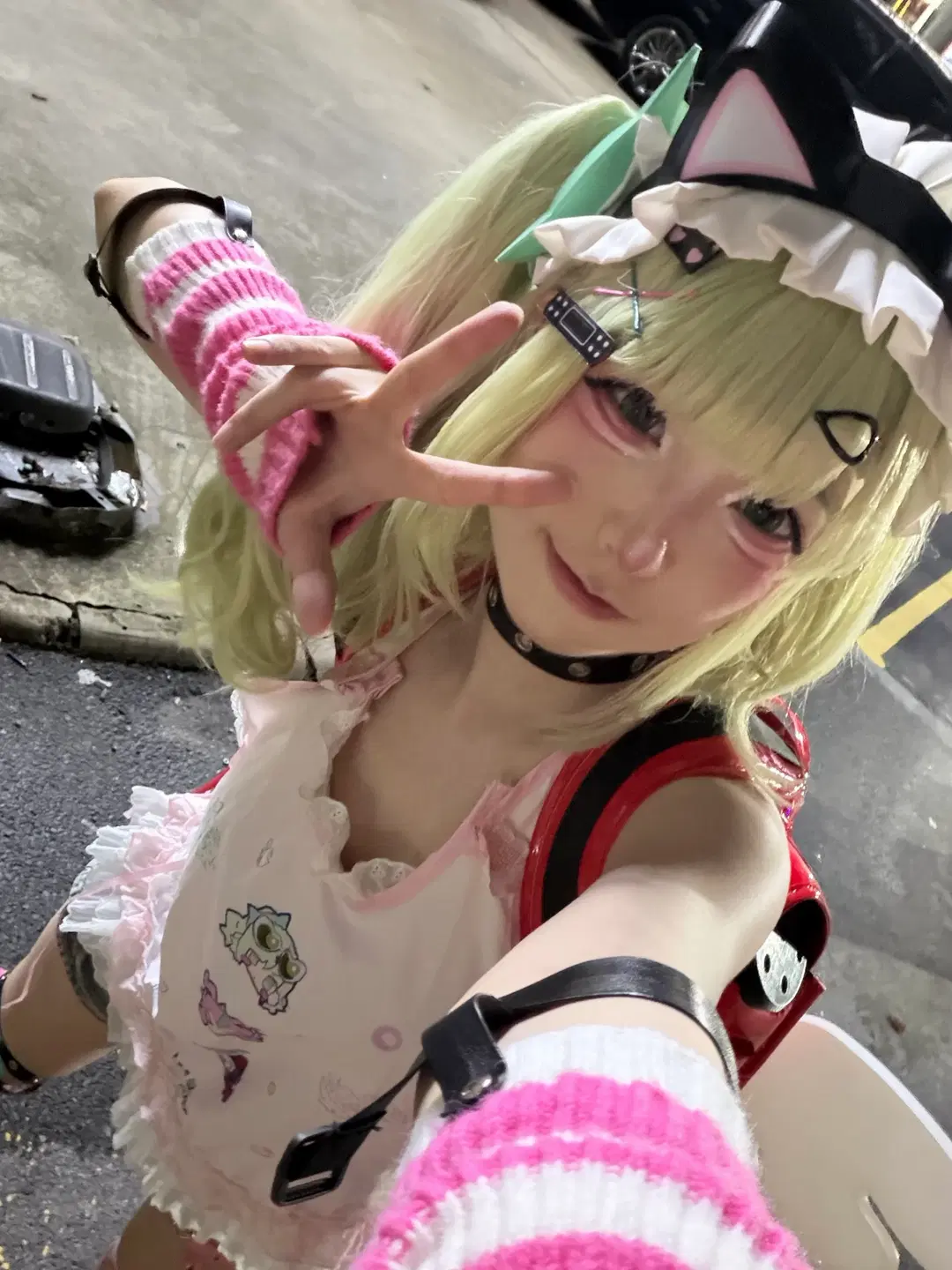 绝区零, cosplay, 猫耳, 千夏cos, 夜拍