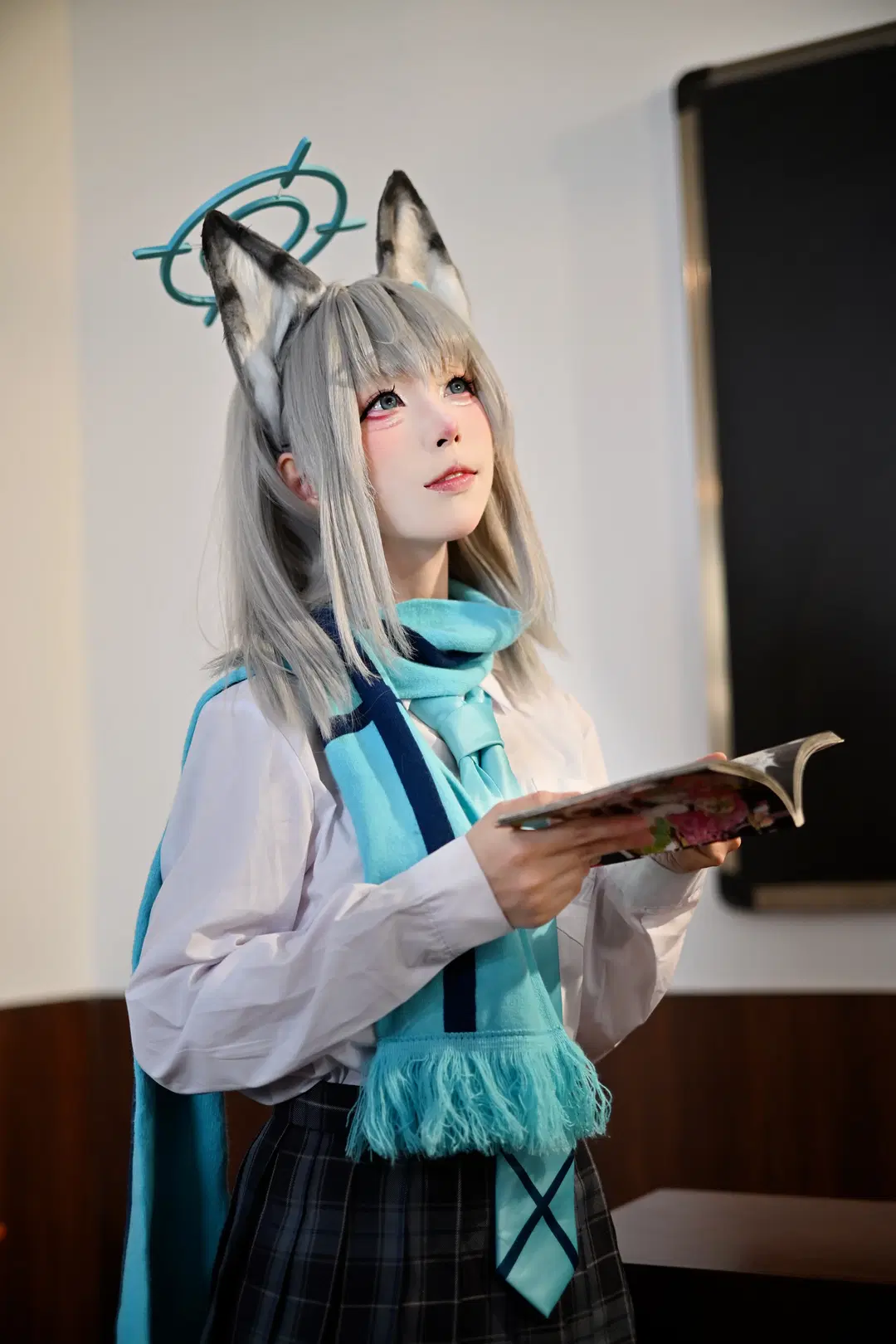【砂狼白子cos】蔚藍檔案教室拍攝正片 - 咕咕不咕zZ（图文号 - 第2張