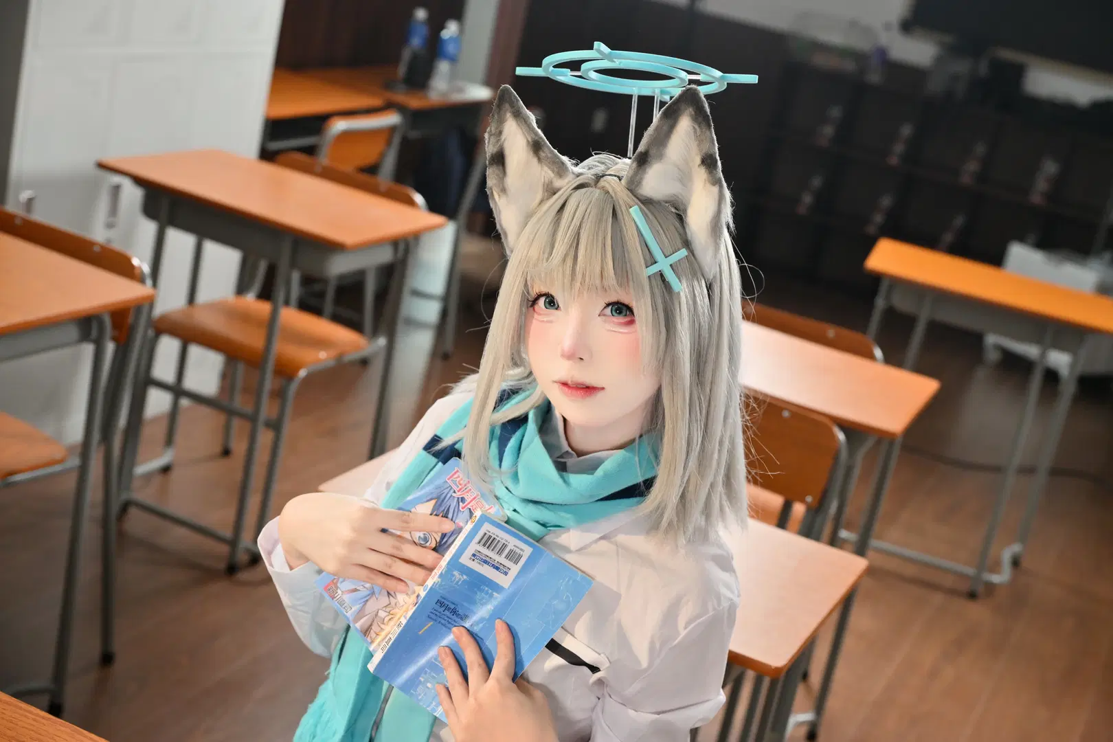 【砂狼白子cos】蔚藍檔案 咕咕小課堂開課啦 - 咕咕不咕zZ（图文号 - 第4張