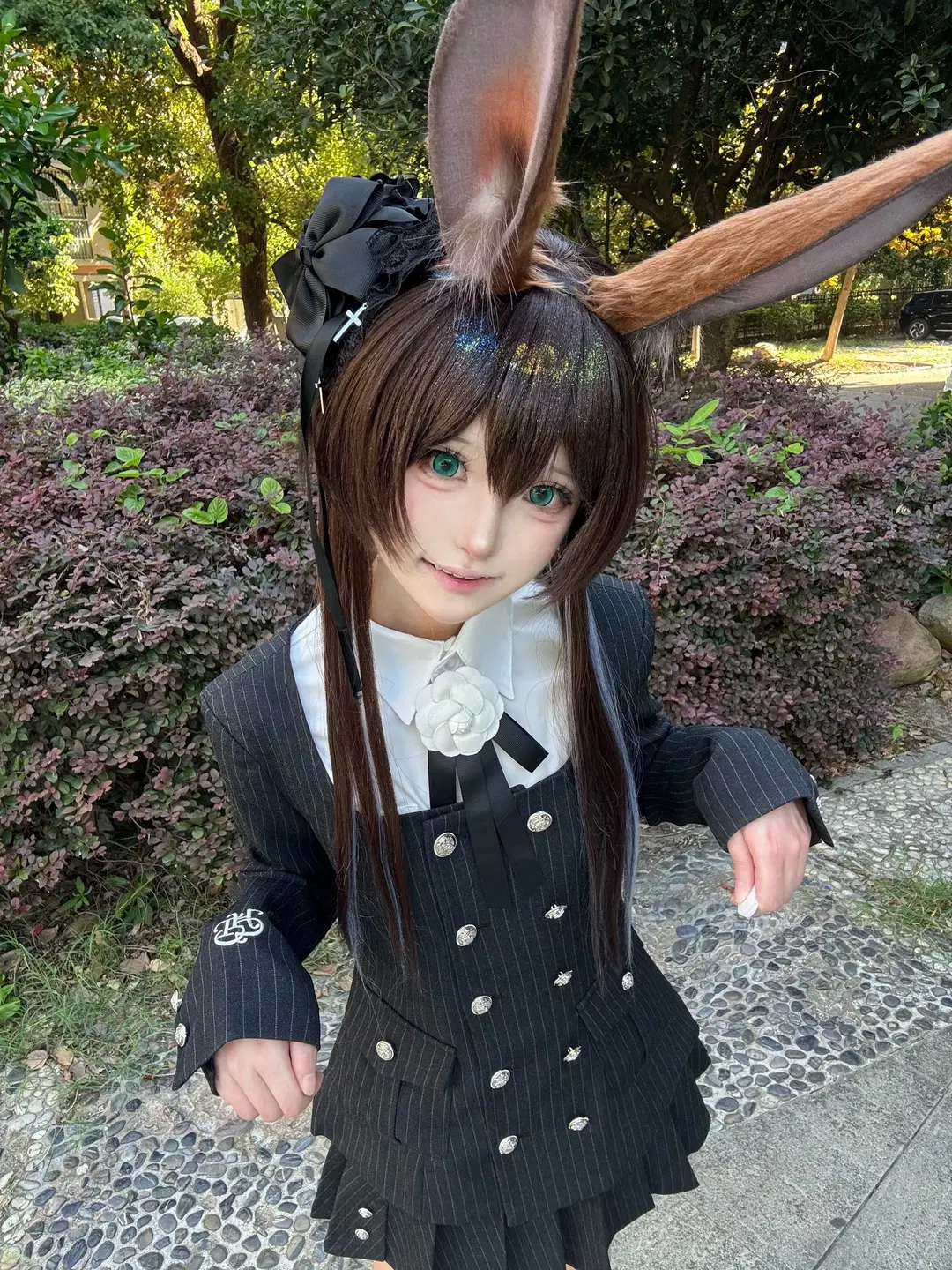 【アーミヤ コスプレ】アークナイツ、このJK制服うさぎコーデが本当にお気に入り - 鸟orz - 2枚目