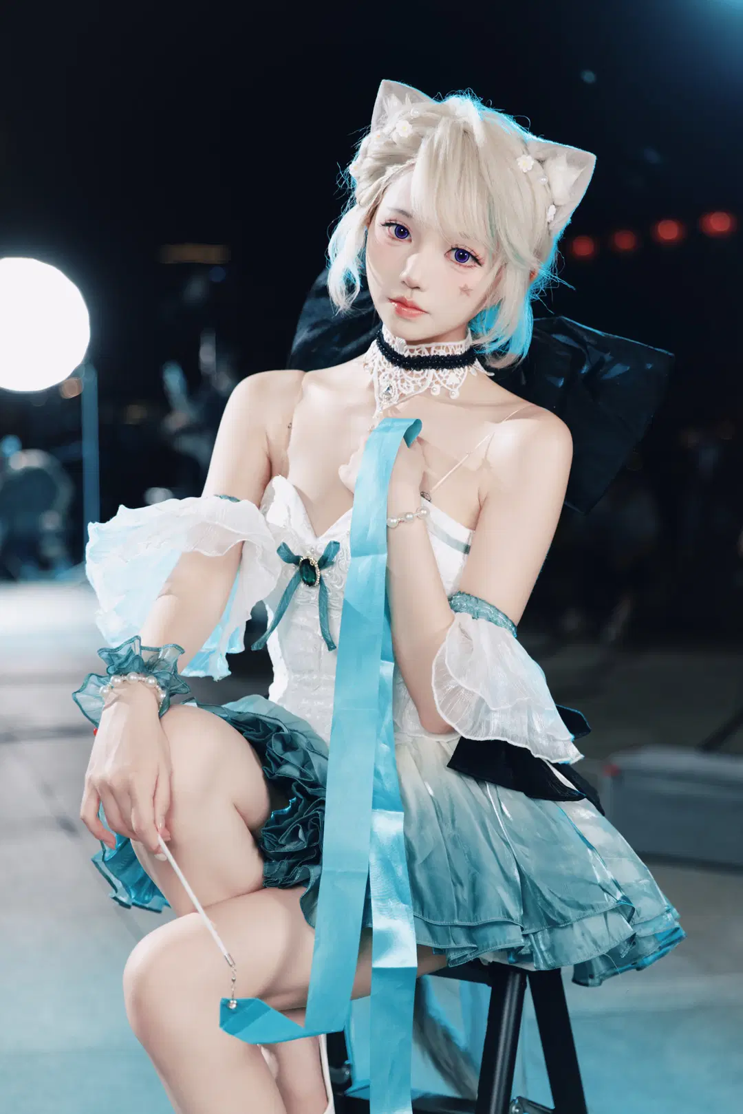 【琳妮特cos】原神中的魔術師少女夜景拍攝記錄 - 淮鳞 - 第2張