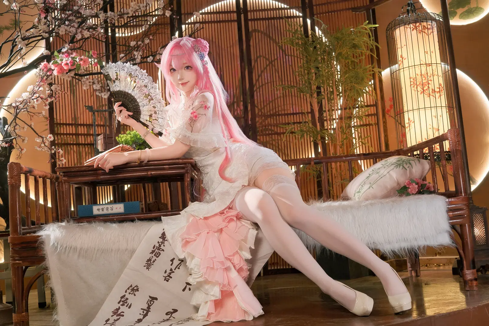【殷紫萍cos】夏日限定清凉国风装扮 - 海苔不吃桃 - 第6张