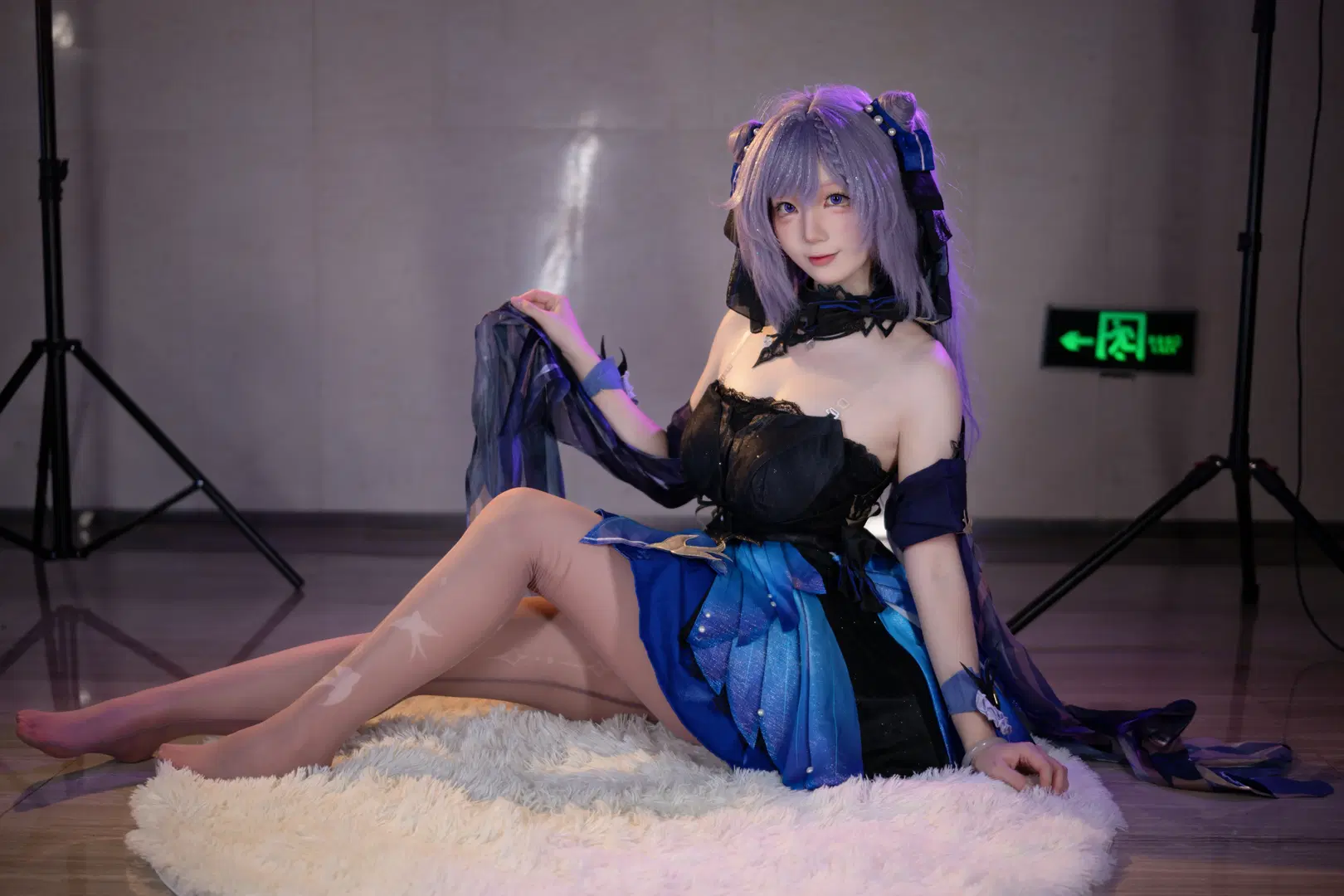 【殷紫萍cos】夏日限定清凉国风装扮 - 海苔不吃桃 - 第9张