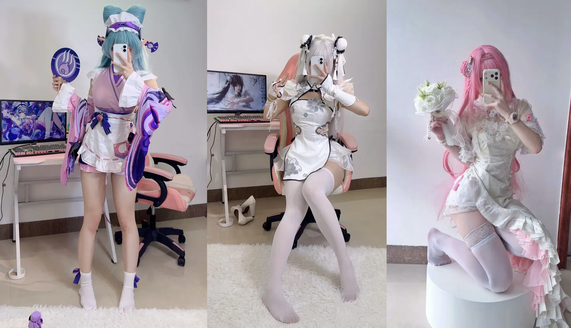 漫展返圖, 殷紫萍cos, 白絲, 桃樂絲cos, 夢見月瑞希cos