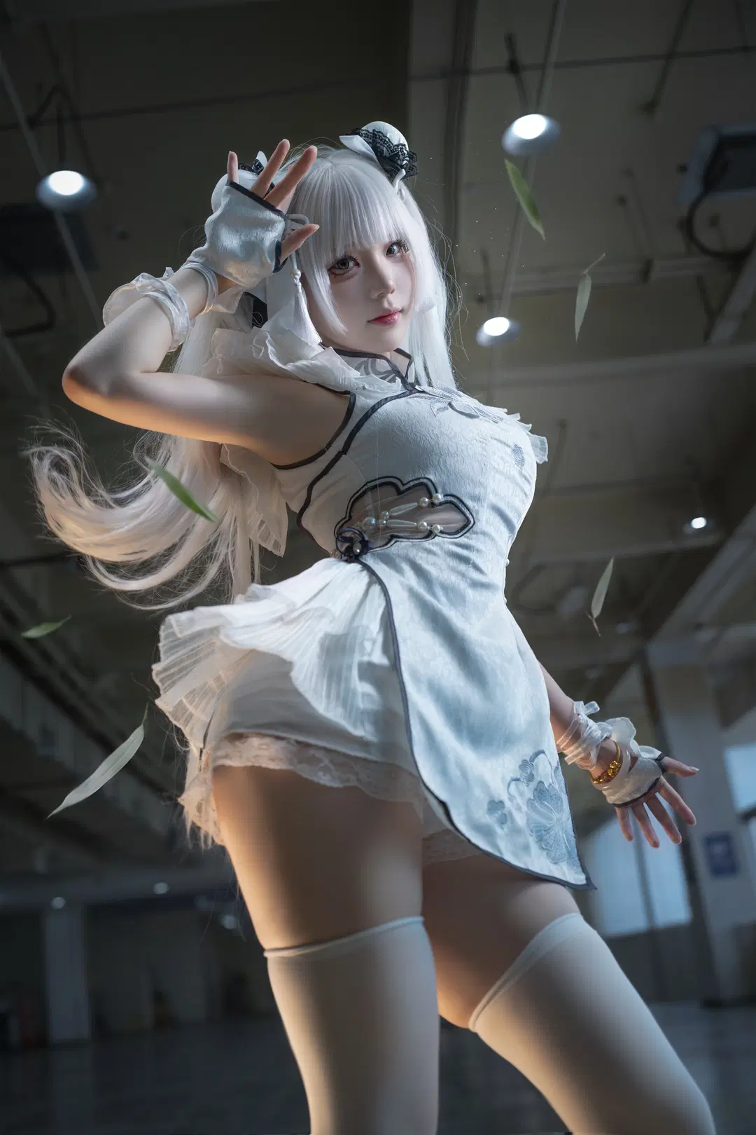 永劫无间, 殷紫萍cos, 玉髓冰心, cosplay摄影, 白丝cos