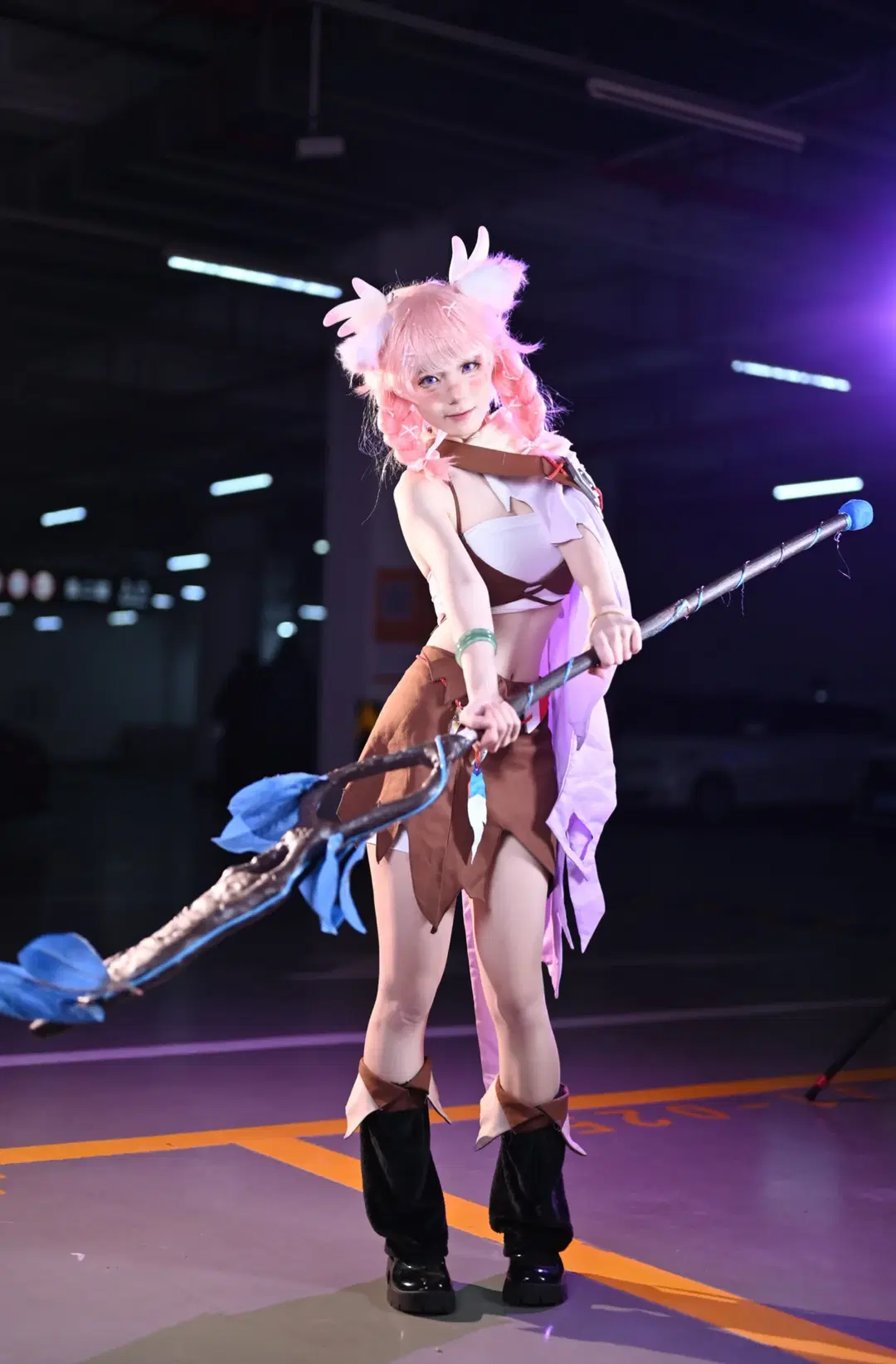 【瑶 コスプレ】『オナー・オブ・キングス』瑶（王者栄耀のよう）初期衣装の戦闘態勢を公開 - 海苔不吃桃 - 2枚目