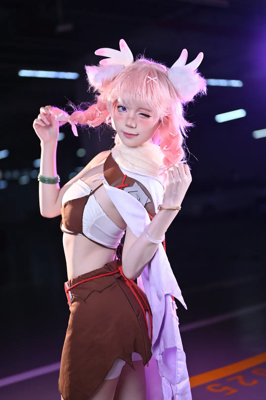 【瑶 コスプレ】『オナー・オブ・キングス』瑶（王者栄耀のよう）初期衣装の戦闘態勢を公開 - 海苔不吃桃 - 4枚目