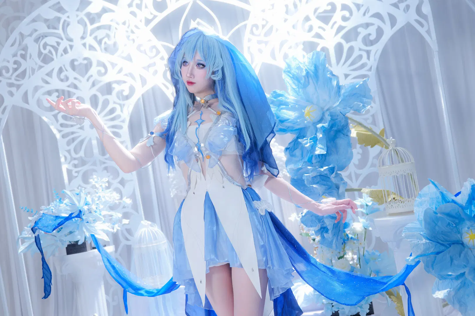 【守岸人cos】鸣潮黑海岸的蓝色幻梦 - 貓羽www - 第2张