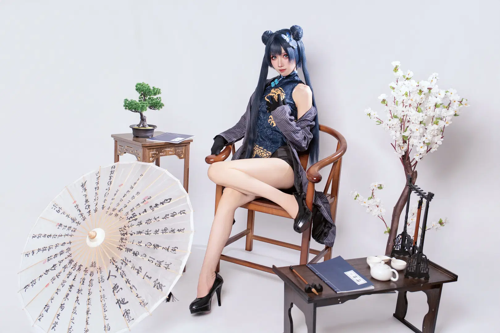 [Misaki cosplay] Blue Archive Kisaki: An Attempt at the Qipao Styling by 貓羽www - Image 2