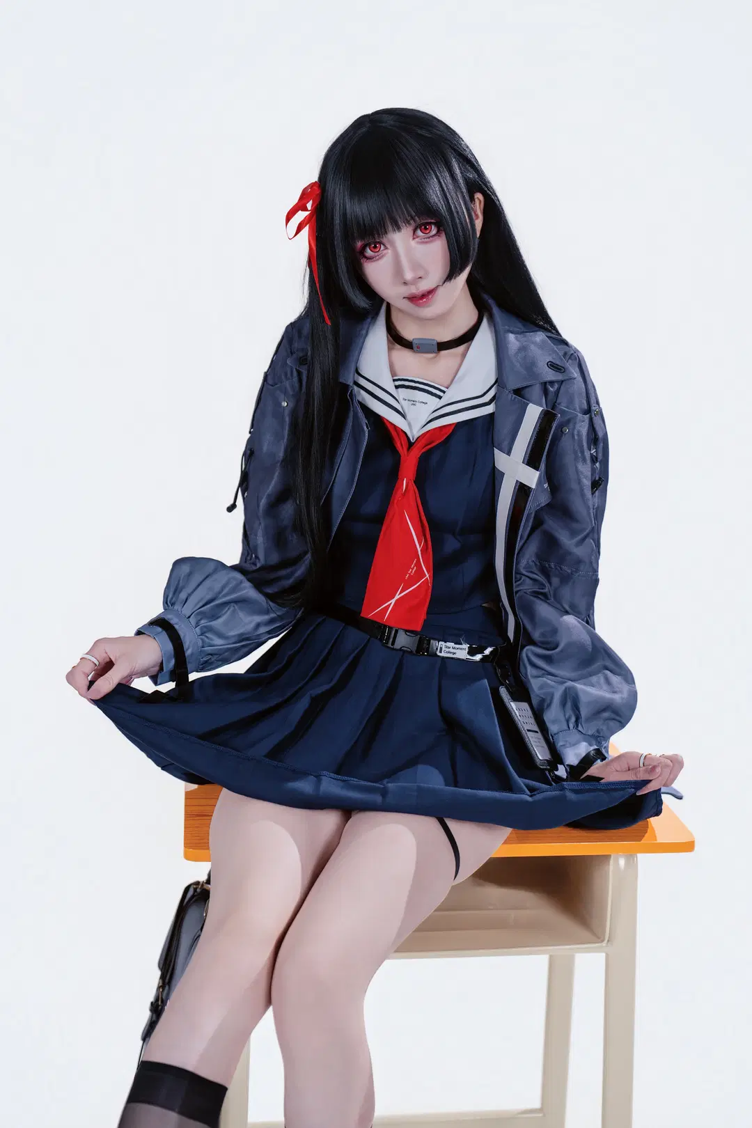 [Chisa cosplay] Wuthering Waves After-School Desk Time by 貓羽www - Image 6