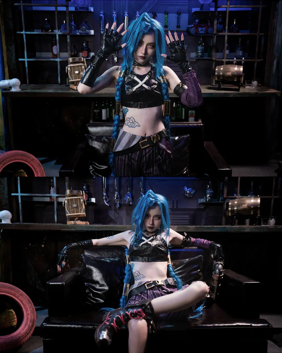 【ジンクスコスプレ】『アーケイン』ジンクスのウェイストランド風コスプレ写真 - 貓羽www - 3枚目
