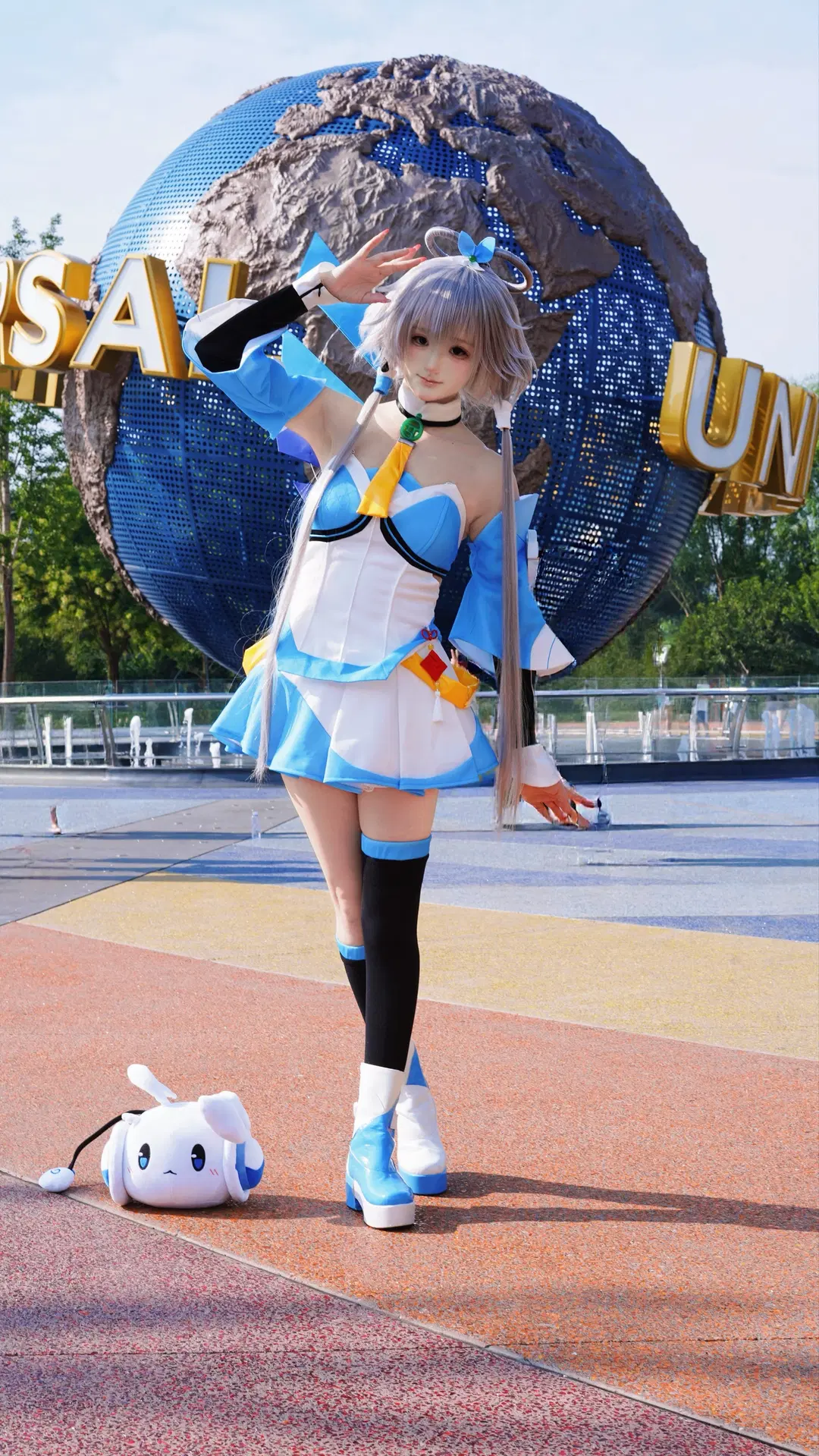 洛天依 コスプレ, バーチャル歌姫, 二次元ファッション, ストッキング, ユニバーサル・スタジオ