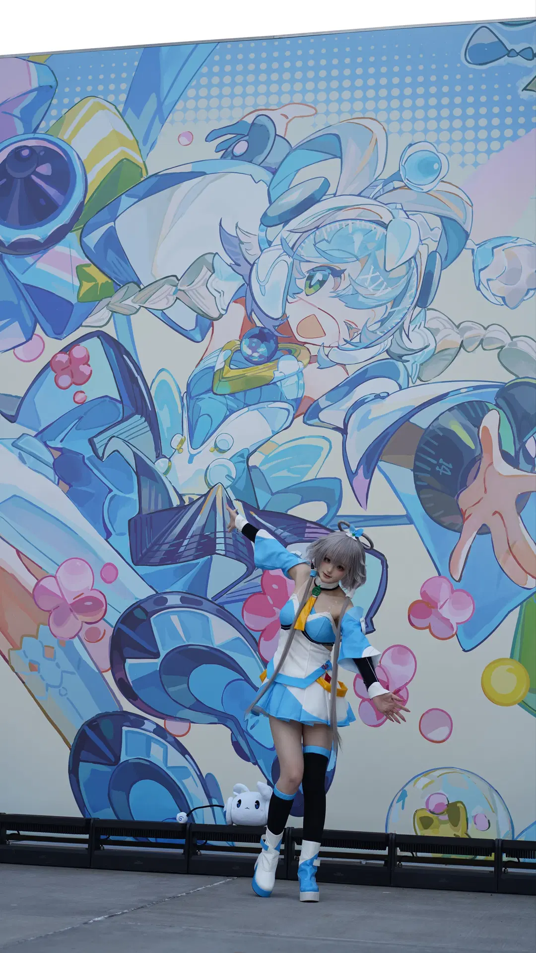 Luo Tianyi cosplay, Vsinger, Stockings, Universal Studios, 14th anniversary