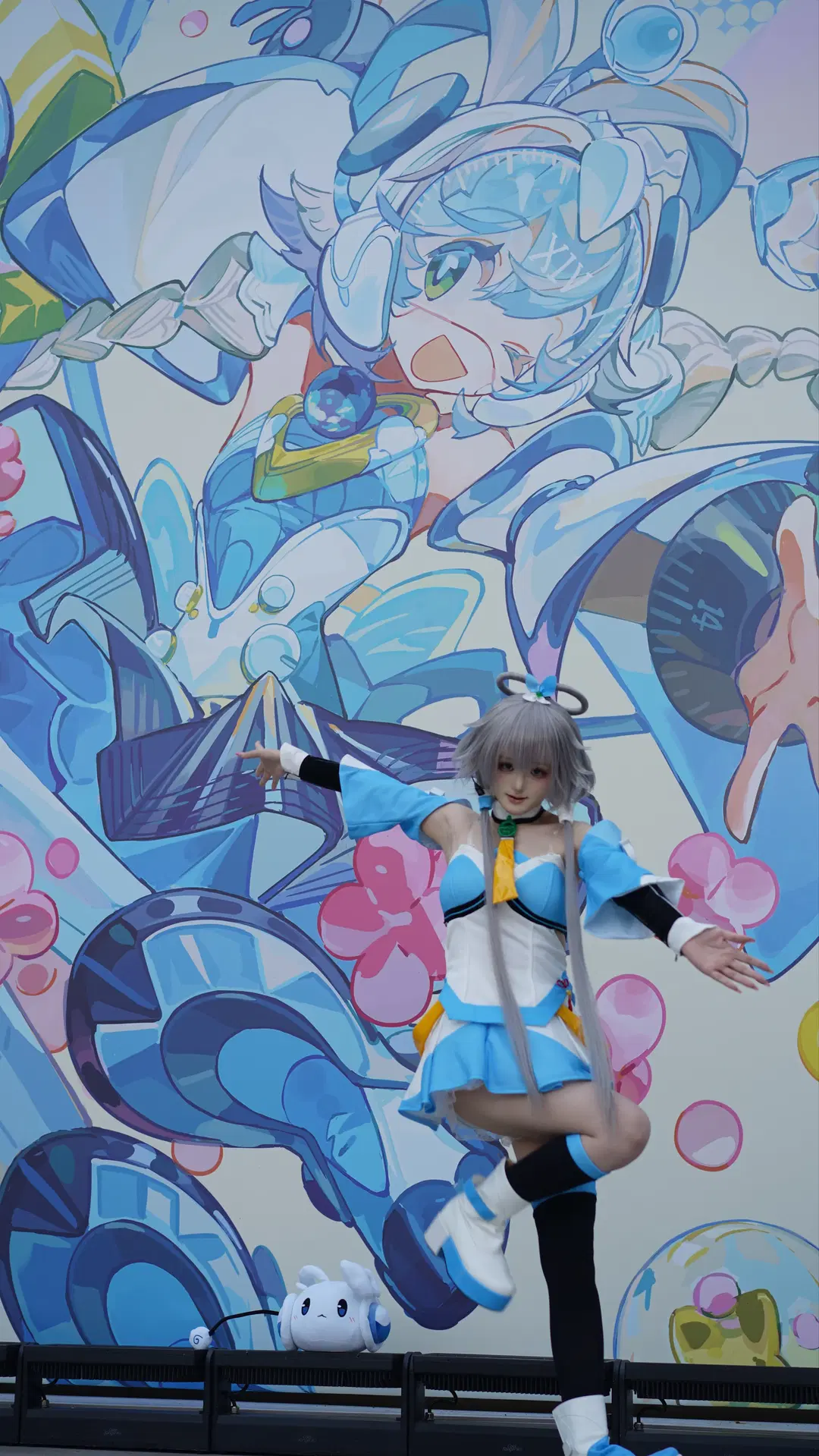 【Luo Tianyi cosplay】14th anniversary Universal Studios Performance Behind-the-Scenes: Vsinger Stage Energy (Stockings) by 村上図図 - Image 6