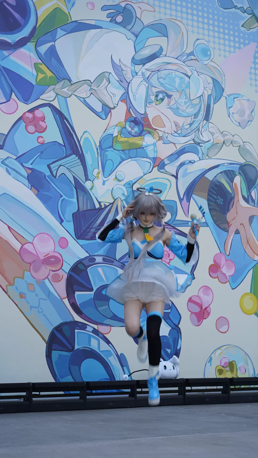 【Luo Tianyi cosplay】14th anniversary Universal Studios Performance Behind-the-Scenes: Vsinger Stage Energy (Stockings) by 村上図図 - Image 7