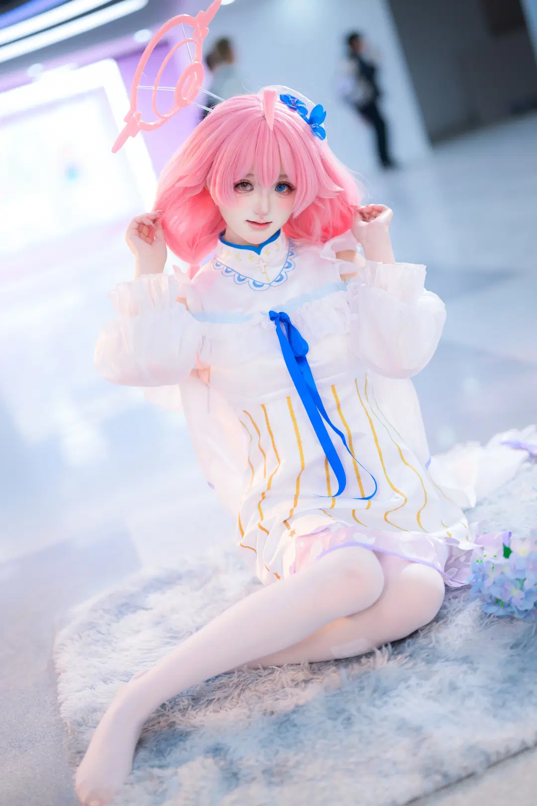 [Takanashi Hoshino cosplay] Blue Archive Pink-Haired Girl Photoshoot Record by 村上図図 - Image 2