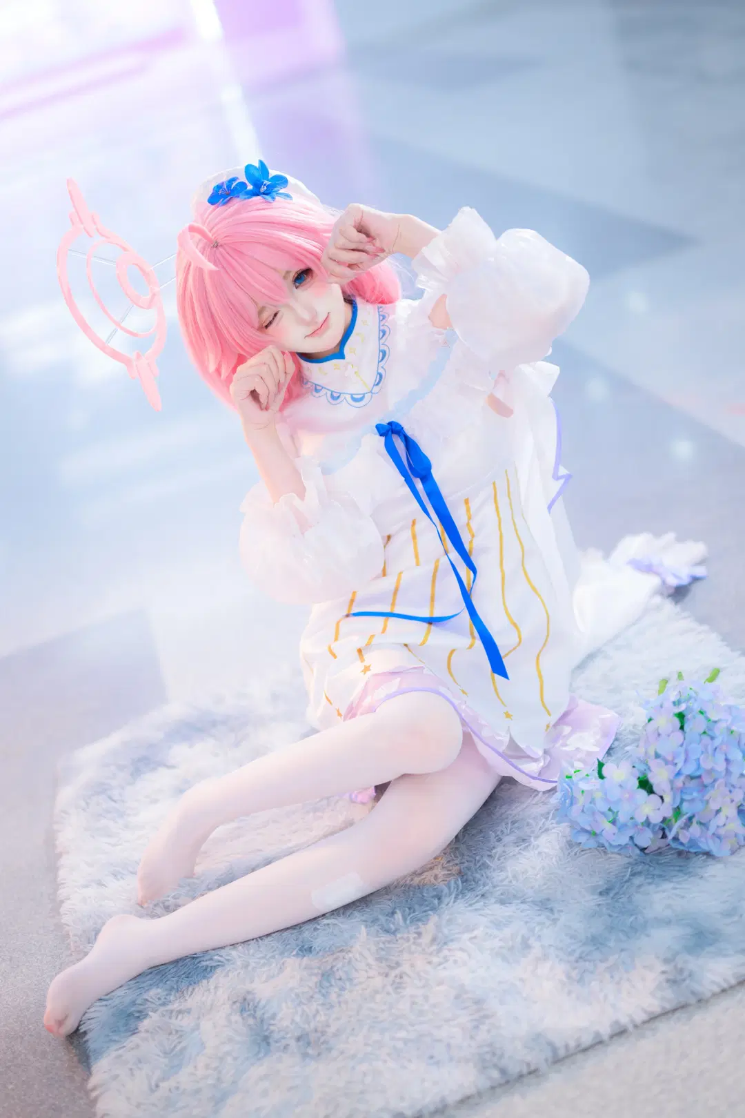 [Takanashi Hoshino cosplay] Blue Archive Pink-Haired Girl Photoshoot Record by 村上図図 - Image 5