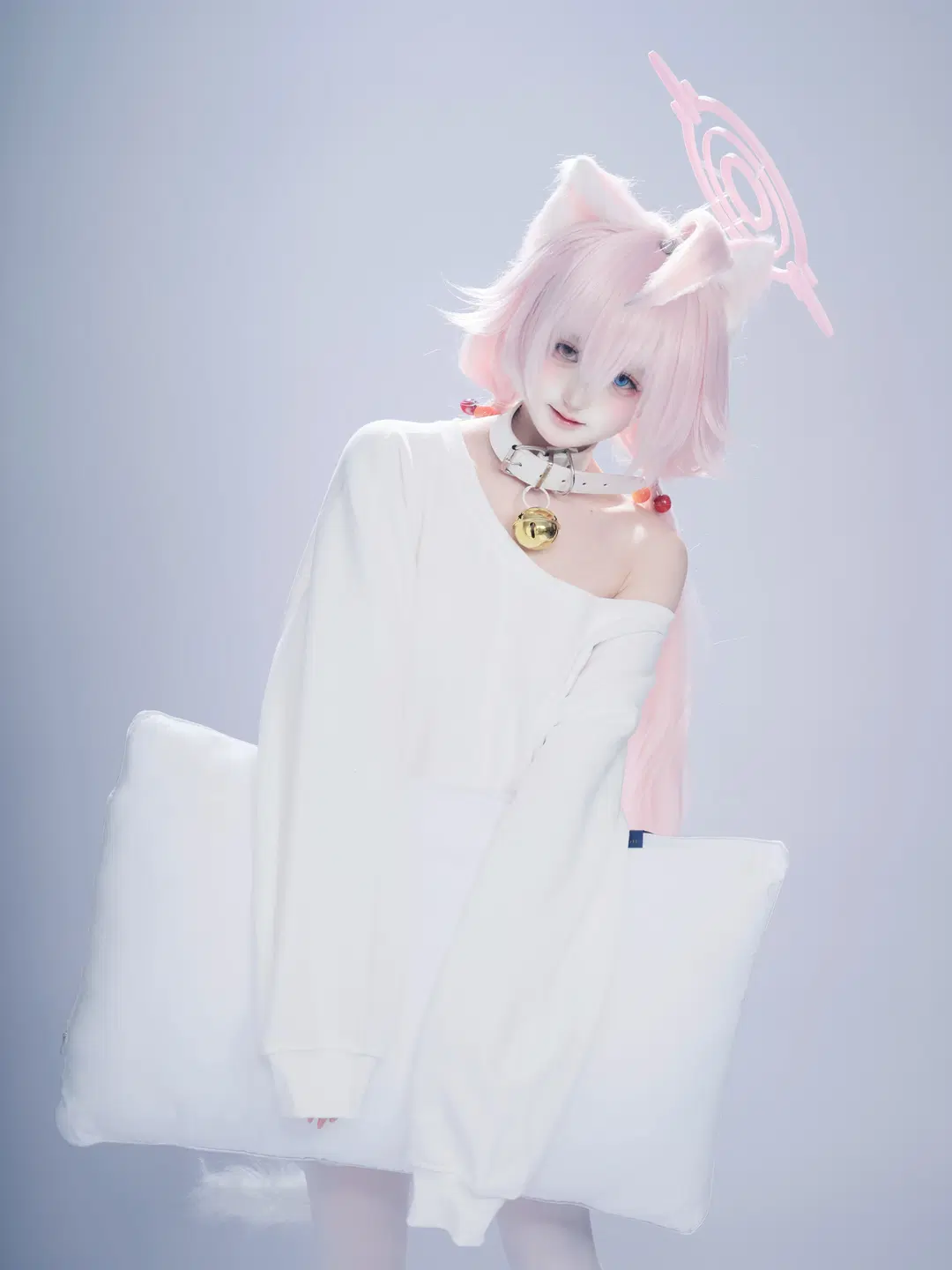 【小鸟游星野cos】蔚蓝档案的粉发猫猫日常 - 村上図図 - 第6张