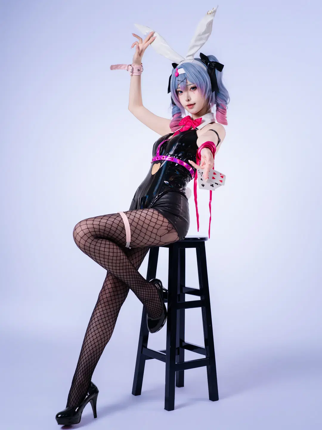 【初音未来cos】跳进兔子洞的兔女郎造型 - 沈诗若 - 第10张