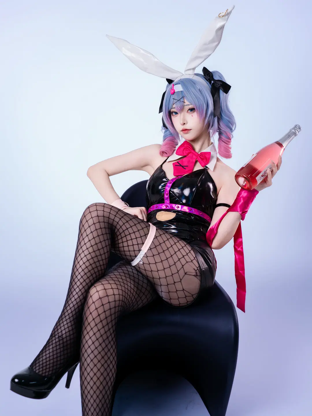 【初音未来cos】跳进兔子洞的兔女郎造型 - 沈诗若 - 第2张
