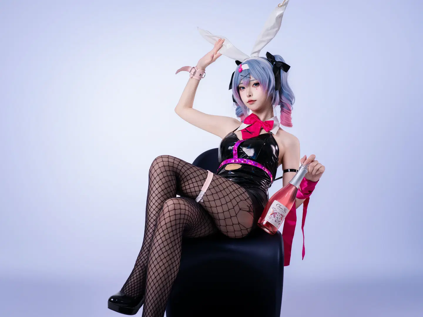 【初音未来cos】跳进兔子洞的兔女郎造型 - 沈诗若 - 第7张
