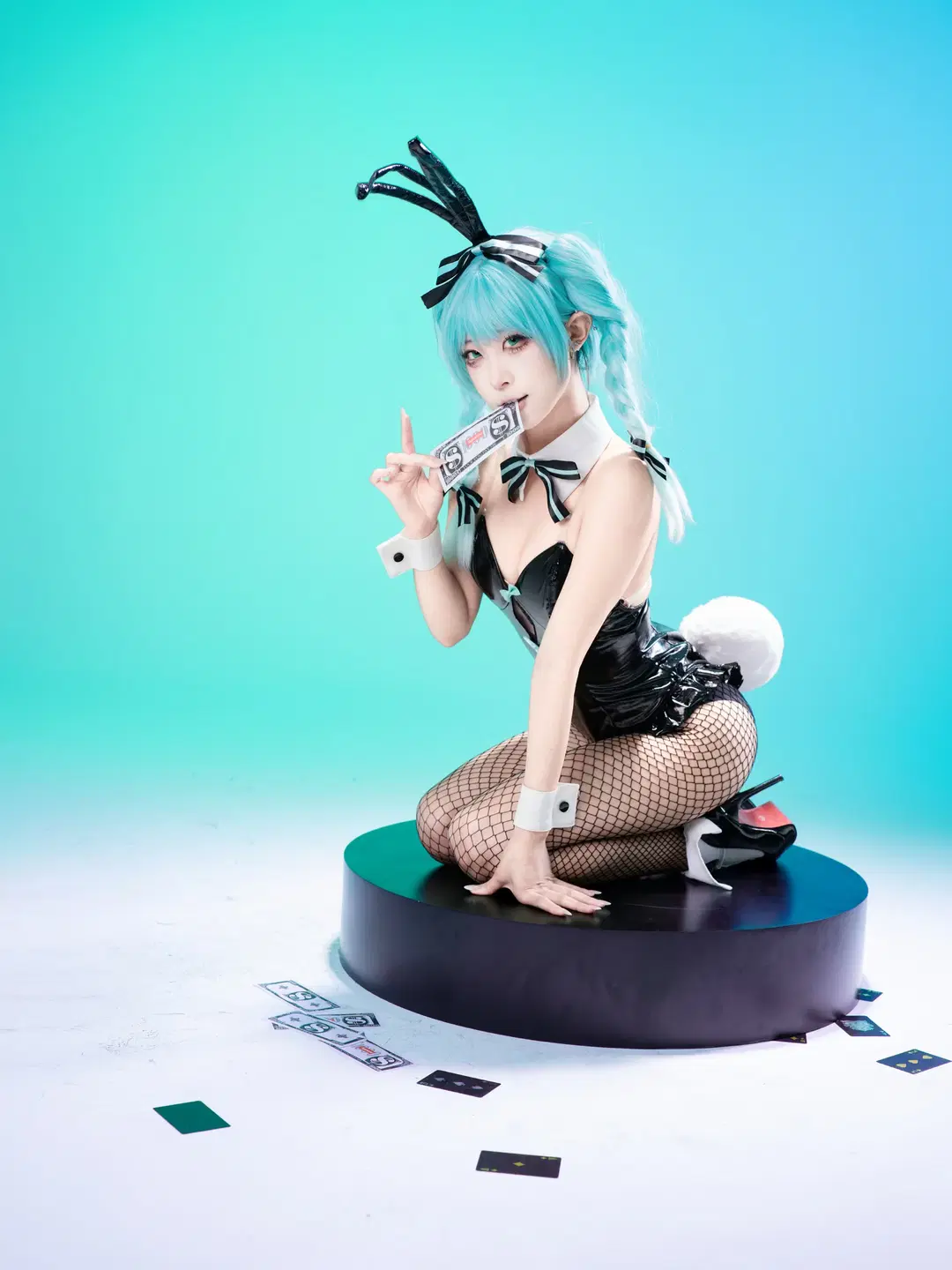 【初音未来cos】兔女郎造型Part.2的棚拍记录 - 沈诗若 - 第10张