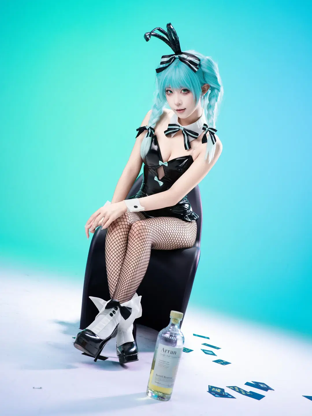 【初音未来cos】兔女郎造型Part.2的棚拍记录 - 沈诗若 - 第3张