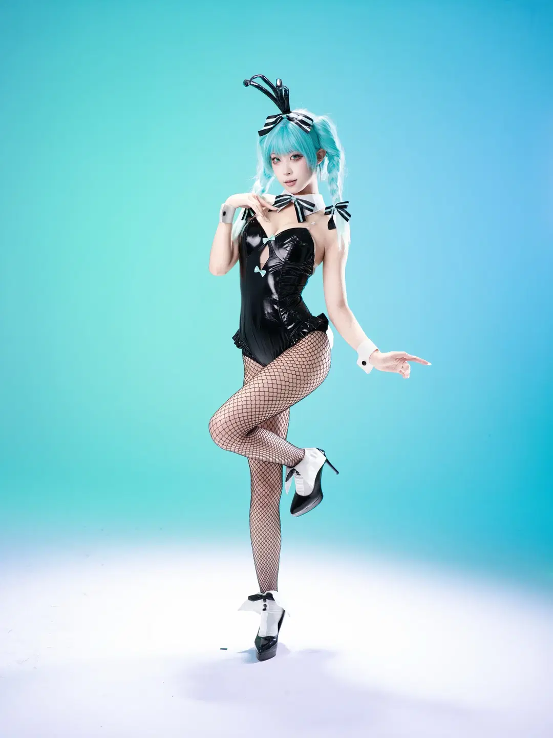 【初音未来cos】兔女郎造型Part.2的棚拍记录 - 沈诗若 - 第5张